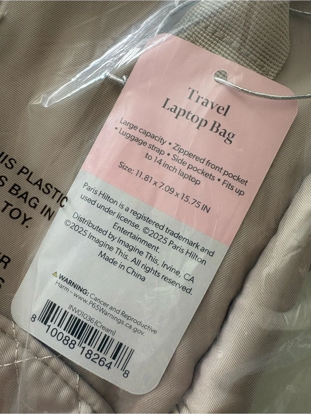 Paris Hilton Travel Laptop Bag